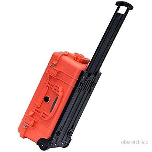 PELI 1510 stötsäkert vagnsväska, IP67 vatten och dammtät, 27 liters kapacitet, tillverkad i USA, med anpassningsbar skuminredning, gul 19428038397