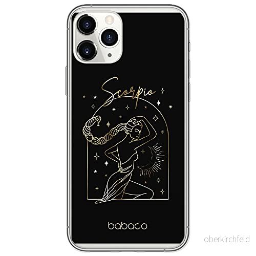 ERT GROUP mobiltelefonfodral för Apple Iphone 11 PRO originalt och officiellt licensierat Babaco mönster Zodiac Woman 008 Vit anpassad till formen på mobiltelefonen, fodral tillverkad av TPU plast 5903932231540
