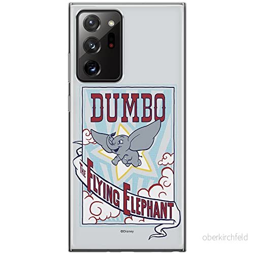 ERT GROUP mobiltelefonfodral för Samsung GALAXY NOTE 20 ULTRA originalt och officiellt licensierat Disney mönster Dumbo 002 anpassad till formen på mobiltelefonen, fodral tillverkad av TPU plast 5903040359655