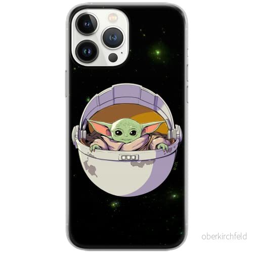ERT GROUP mobiltelefonfodral för Iphone 13 PRO originalt och officiellt licensierat Star Wars mönster Baby Yoda 026 Vit optimalt anpassad, fodral tillverkad av TPU plast 5904805087073