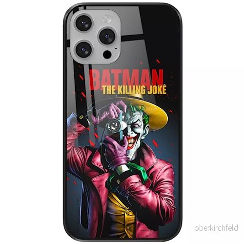 ERT GROUP mobiltelefonfodral för Apple Iphone 13 PRO MAX originalt och officiellt licensierat DC mönster Joker 008 tillverkad av härdat glas, skyddsfodral 5904805868184