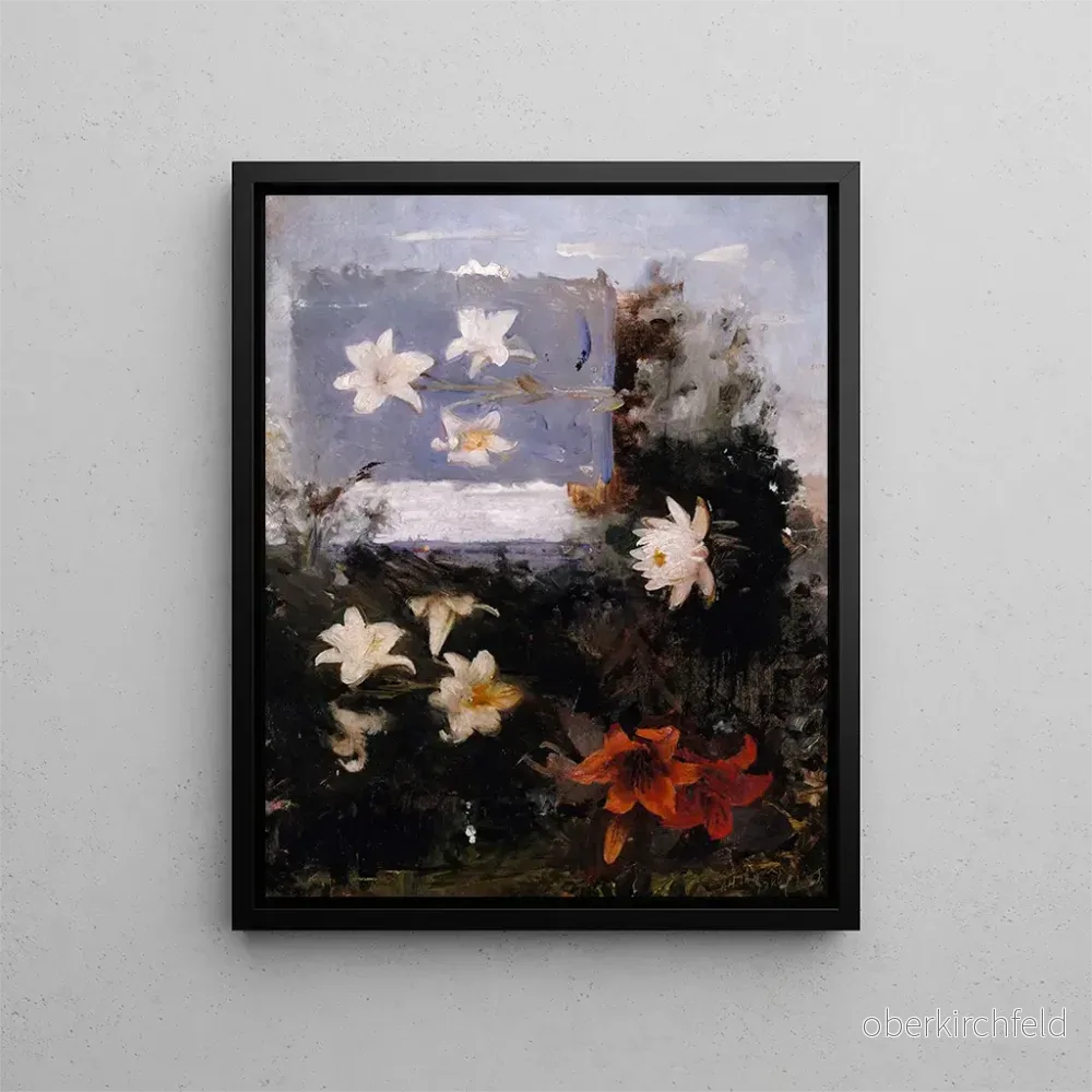 Målning av blomstudier – Abbott Handerson Thayer | Konsttryck Målning av blomstudier – Abbott Handerson Thayer | Konsttryck