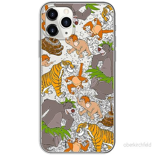 ERT GROUP mobiltelefonfodral för Apple Iphone 11 PRO originalt och officiellt licensierat Disney mönster Jungle Book 003 optimalt anpassad till formen på mobiltelefonen, med glitter overflow effekt 5905131783981