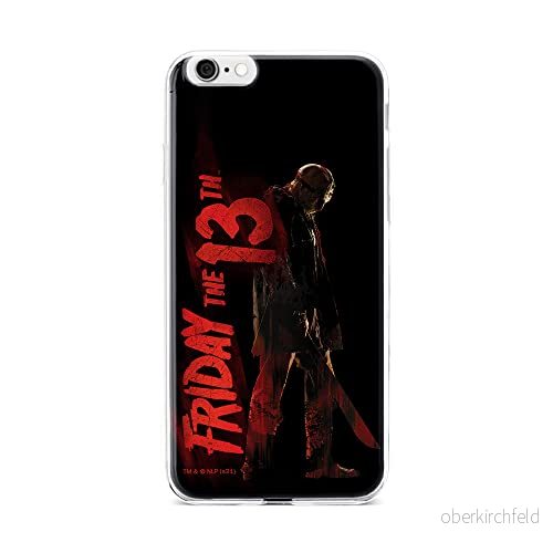 ERT GROUP mobiltelefonfodral för Iphone 6 PLUS originalt och officiellt licensierat Horror mönster Friday the 13th 011 optimalt anpassad till formen på mobiltelefonen, fodral tillverkad av TPU plast 5905511104467