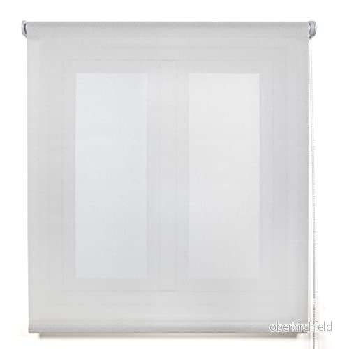 Blindecor Belmont, Estor Roll Genomskinligt tyg, Silverfärg, 140x270 cm (bredd x höjd) 8434363415614