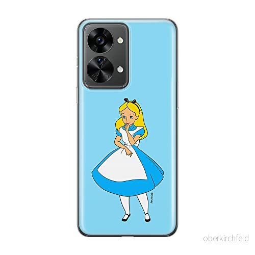 ERT GROUP mobiltelefonfodral för Oneplus NORD 2T 5G originalt och officiellt licensierat Disney mönster Alice 010 optimalt anpassad till formen på mobiltelefonen, fodral tillverkad av TPU plast 5905511272609
