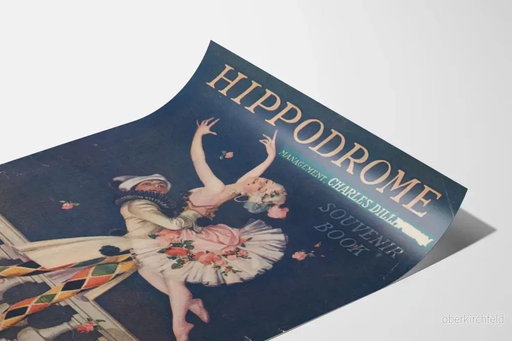 Vintageaffisch Hippodrome Souvenir Book balett - Bild 3