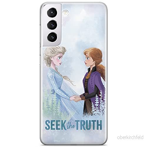 ERT GROUP mobiltelefonfodral för Samsung S21 originalt och officiellt licensierat Disney mönster Frozen 006 optimalt anpassad till formen på mobiltelefonen, fodral tillverkad av TPU plast 5903932292954