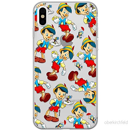 ERT GROUP mobiltelefonfodral för Iphone X/XS originalt och officiellt licensierat Disney mönster Pinocchio 002 optimalt anpassad till formen på mobiltelefonen, gedeeltelijk transparant 5905131813626