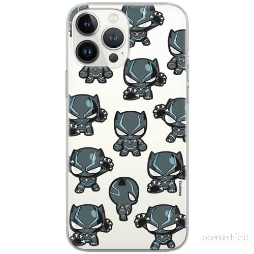ERT GROUP mobiltelefonfodral för Samsung S10 PLUS originalt och officiellt licensierat Marvel mönster Black Panther 016 Vit optimalt anpassad till formen på mobiltelefonen, gedeeltelijk transparant 5904805227325