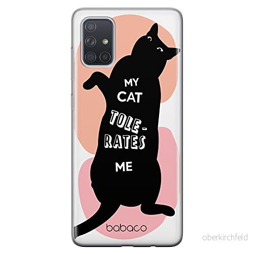 ERT GROUP mobiltelefonfodral för Samsung A71 originalt och officiellt licensierat Babaco mönster Cats 003 optimalt anpassad till formen på mobiltelefonen, fodral tillverkad av TPU plast 5905131062758