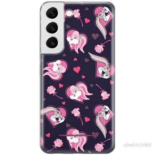 ERT GROUP mobiltelefonfodral för Samsung S22 PLUS originalt och officiellt licensierat Looney Tunes mönster Lola & Bugs 003 anpassad till formen på mobiltelefonen, fodral tillverkad av TPU plast 5905795134501