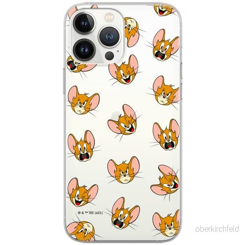ERT GROUP mobiltelefonfodral för Xiaomi REDMI 10 originalt och officiellt licensierat Tom and Jerry mönster 008 anpassad till formen på mobiltelefonen, gedeeltelijk transparant 5904805265884