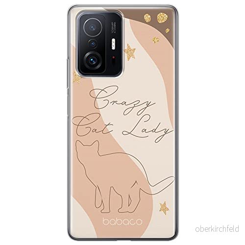 ERT GROUP mobiltelefonfodral för Xiaomi 11T 5G / PRO originalt och officiellt licensierat Babaco mönster Cats 009 optimalt anpassad till formen på mobiltelefonen, fodral tillverkad av TPU plast 5905131066589
