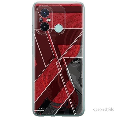 ERT GROUP mobiltelefonfodral för Xiaomi REDMI 12C/ 11A originalt och officiellt licensierat Marvel mönster Black Widow 002 anpassad till formen på mobiltelefonen, fodral tillverkad av TPU plast 5905511852597