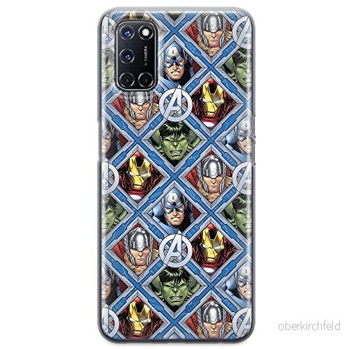 ERT GROUP mobiltelefonfodral för Oppo A92/ A72/ A52 originalt och officiellt licensierat Marvel mönster Avengers 004 optimalt anpassad till formen på mobiltelefonen, fodral tillverkad av TPU plast 5903040209431