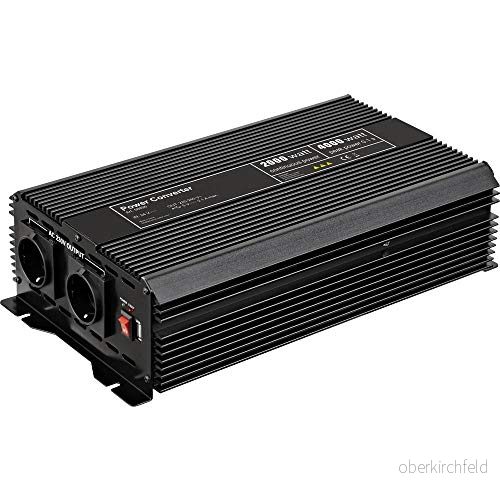 Pro Voltage converter 24V / 2.000 W black converts 4040849588952