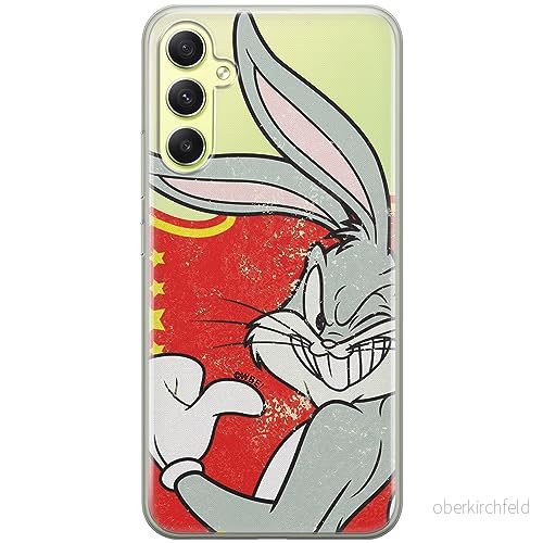 ERT GROUP mobiltelefonfodral för Samsung A34 5G originalt och officiellt licensierat Looney Tunes mönster Bugs 010 optimalt anpassad till formen på mobiltelefonen, gedeeltelijk transparant 5905511776268