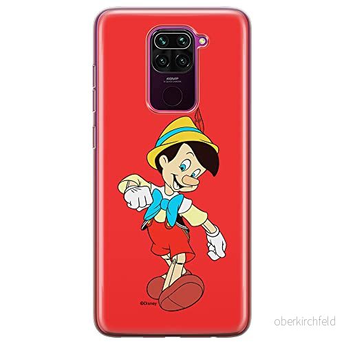 ERT GROUP mobiltelefonfodral för Xiaomi REDMI NOTE 9 originalt och officiellt licensierat Disney mönster Pinocchio 001 optimalt anpassad till formen på mobiltelefonen, fodral tillverkad av TPU plast 5905131138507