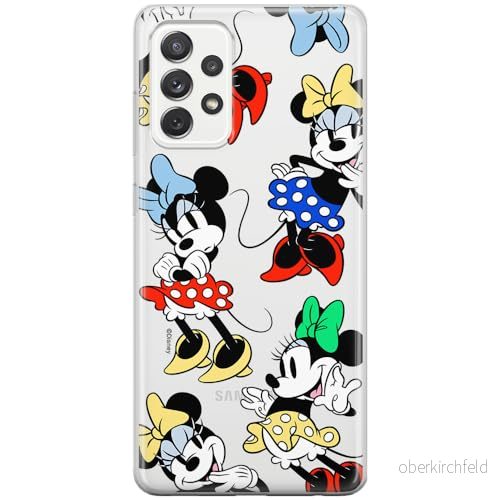 ERT GROUP mobiltelefonfodral för Samsung A73 5G originalt och officiellt licensierat Disney mönster Minnie 076 optimalt anpassad till formen på mobiltelefonen, gedeeltelijk transparant 5905795027629