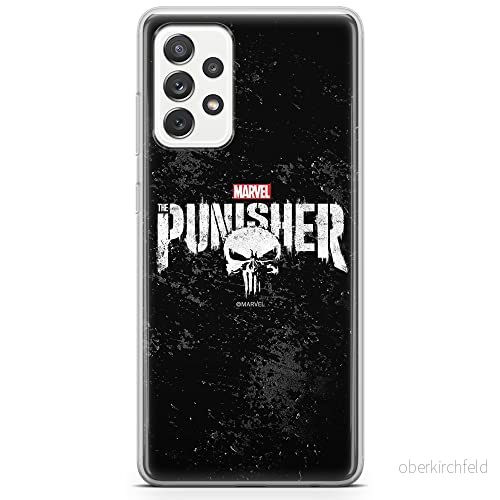 ERT GROUP mobiltelefonfodral för Samsung A73 5G originalt och officiellt licensierat Marvel mönster Punisher 003 optimalt anpassad till formen på mobiltelefonen, fodral tillverkad av TPU plast 5904805513374