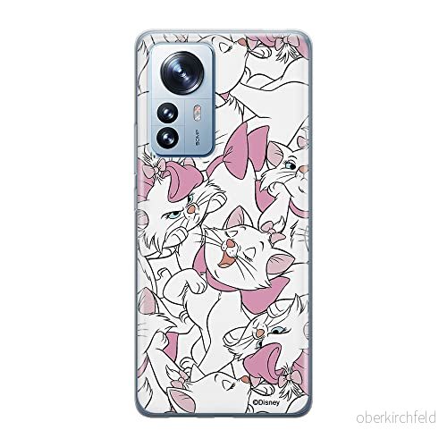 ERT GROUP mobiltelefonfodral för Xiaomi 12 / 12X originalt och officiellt licensierat Disney mönster Marie 005 optimalt anpassad till formen på mobiltelefonen, fodral tillverkad av TPU plast 5905511481735