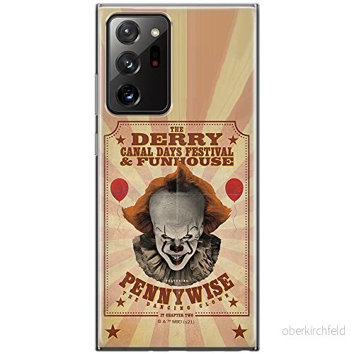 ERT GROUP mobiltelefonfodral för Samsung GALAXY NOTE 20 ULTRA originalt och officiellt licensierat Horror mönster It 023 optimalt anpassad till formen på mobiltelefonen, fodral tillverkad av TPU plast 5905511006303