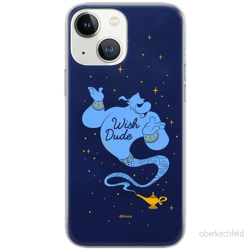 ERT GROUP mobiltelefonfodral för Iphone 13 MINI originalt och officiellt licensierat Disney mönster Genie 003 Vit optimalt anpassad till formen på mobiltelefonen, fodral tillverkad av TPU plast 5903932842456
