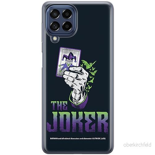 ERT GROUP mobiltelefonfodral för Samsung M33 5G originalt och officiellt licensierat DC mönster Joker 030 optimalt anpassad till formen på mobiltelefonen, fodral tillverkad av TPU plast 5905795054847