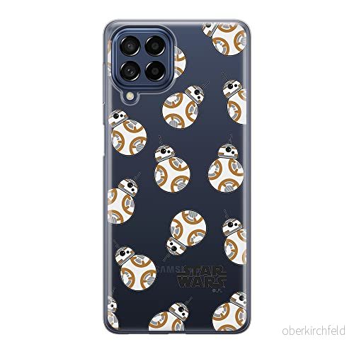 ERT GROUP mobiltelefonfodral för Samsung M33 5G originalt och officiellt licensierat Star Wars mönster BB 8 004 optimalt anpassad till formen på mobiltelefonen, gedeeltelijk transparant 5905511349080
