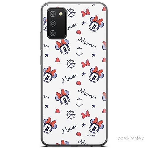 ERT GROUP mobiltelefonfodral för Samsung A02S originalt och officiellt licensierat Disney mönster Minnie 007 optimalt anpassad till formen på mobiltelefonen, fodral tillverkad av TPU plast 5903040225226