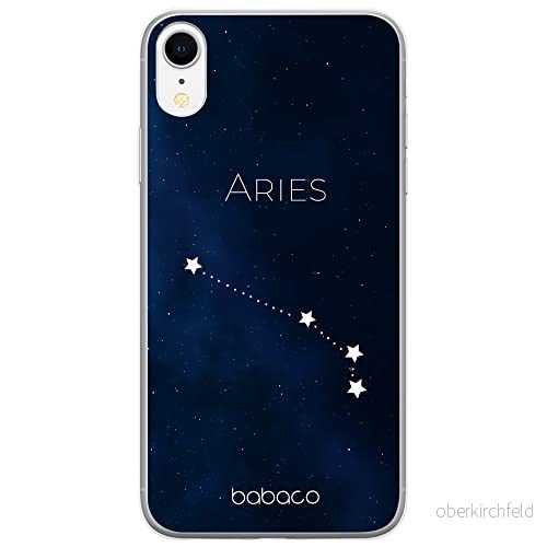 ERT GROUP mobiltelefonfodral för Apple Iphone XR originalt och officiellt licensierat Babaco mönster Zodiac Constellation 001 Vit anpassad till formen på mobiltelefonen, fodral tillverkad av TPU plast 5903932187113