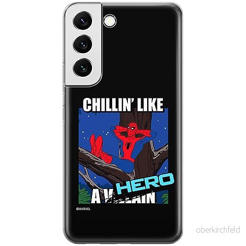ERT GROUP mobiltelefonfodral för Samsung S22 PLUS originalt och officiellt licensierat Marvel mönster Spider Man 033 optimalt anpassad till formen på mobiltelefonen, fodral tillverkad av TPU plast 5905795009625
