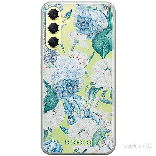 ERT GROUP mobiltelefonfodral för Samsung A34 5G originalt och officiellt licensierat Babaco mönster Flowers 028 optimalt anpassad till formen på mobiltelefonen, gedeeltelijk transparant 5905511785949