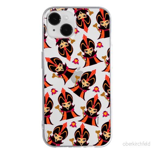 ERT GROUP mobiltelefonfodral för Iphone 13 originalt och officiellt licensierat Disney mönster Jafar 002 optimalt anpassad till formen på mobiltelefonen, gedeeltelijk transparant 5905131404992