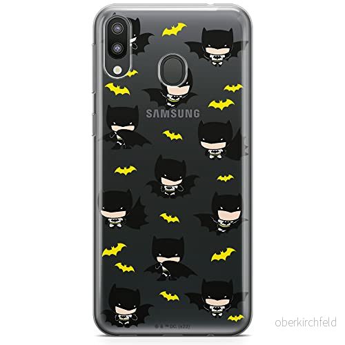 ERT GROUP mobiltelefonfodral för Samsung M20 originalt och officiellt licensierat DC mönster Batman 077 optimalt anpassad till formen på mobiltelefonen, gedeeltelijk transparant 5905131504371