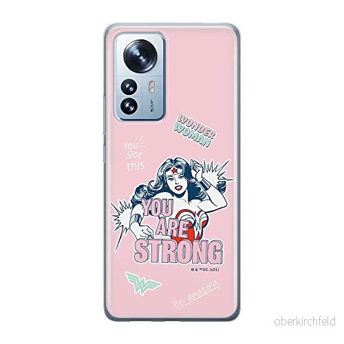 ERT GROUP mobiltelefonfodral för Xiaomi 12 / 12X originalt och officiellt licensierat DC mönster Wonder Woman 025 optimalt anpassad till formen på mobiltelefonen, fodral tillverkad av TPU plast 5905511487072