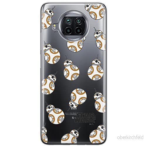 ERT GROUP mobiltelefonfodral för Xiaomi REDMI NOTE 9T originalt och officiellt licensierat Star Wars mönster BB 8 004 optimalt anpassad till formen på mobiltelefonen, gedeeltelijk transparant 5904805651076