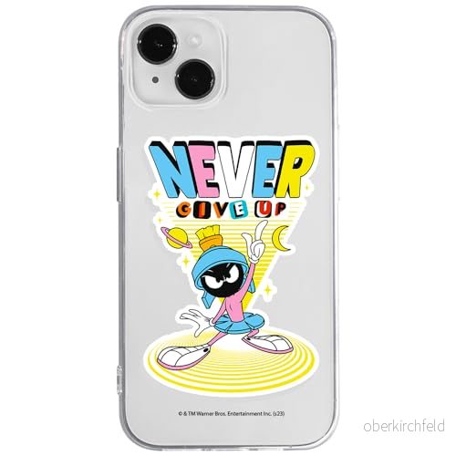 ERT GROUP mobiltelefonfodral för Iphone 14 PLUS originalt och officiellt licensierat Looney Tunes mönster Marvin 005 optimalt anpassad till formen på mobiltelefonen, gedeeltelijk transparant 5905795128692