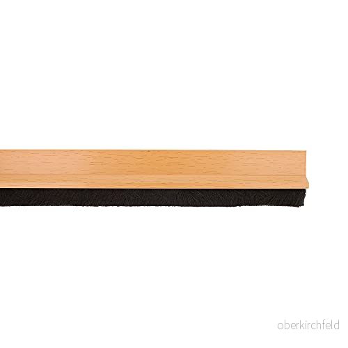 Amig - Självhäftande tätningslist modell 7 PVC-dörrtätning Luft- och vattenskydd Enkel installation Slitstark, Ek, 1 m, Träimitation 8413023239715