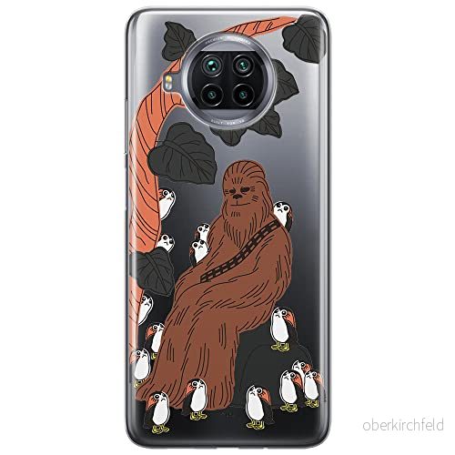 ERT GROUP mobiltelefonfodral för Xiaomi REDMI NOTE 9T originalt och officiellt licensierat Star Wars mönster Chewbacca 006 optimalt anpassad till formen på mobiltelefonen, gedeeltelijk transparant 5904805651175