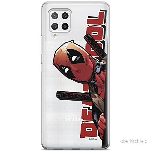 ERT GROUP mobiltelefonfodral för Samsung A42 5G originalt och officiellt licensierat Marvel mönster Deadpool 002 optimalt anpassad till formen på mobiltelefonen, gedeeltelijk transparant 5903040252918