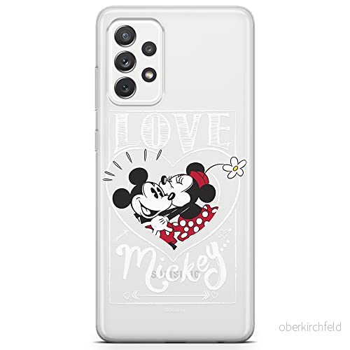 ERT GROUP mobiltelefonfodral för Samsung A72 5G originalt och officiellt licensierat Disney mönster Mickey & Minnie 002 optimalt anpassad till formen på mobiltelefonen, gedeeltelijk transparant 5903040073995