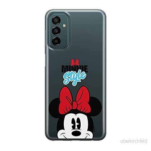 ERT GROUP mobiltelefonfodral för Samsung M13 4G/M23 5G/F23 originalt och officiellt licensierat Disney mönster Minnie 027 optimalt anpassad till formen på mobiltelefonen, gedeeltelijk transparant 5905511374181