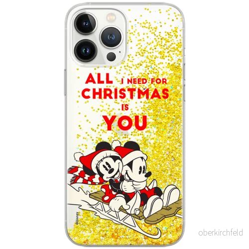 ERT GROUP mobiltelefonfodral för Apple Iphone XS Max originalt och officiellt licensierat Disney mönster Mickey & Minnie 015 Vit anpassad till formen på mobiltelefonen, med glitter overflow effekt 5903932088083