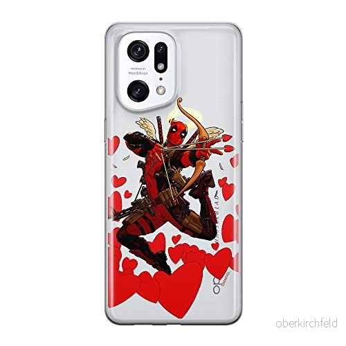 ERT GROUP mobiltelefonfodral för Oppo FIND X5 PRO originalt och officiellt licensierat Marvel mönster Deadpool 011 optimalt anpassad till formen på mobiltelefonen, gedeeltelijk transparant 5905511400835