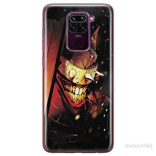 ERT GROUP mobiltelefonfodral för Xiaomi REDMI NOTE 9 originalt och officiellt licensierat DC mönster Batman Who Laughs 005 anpassad till formen på mobiltelefonen, fodral tillverkad av TPU plast 5903932034738