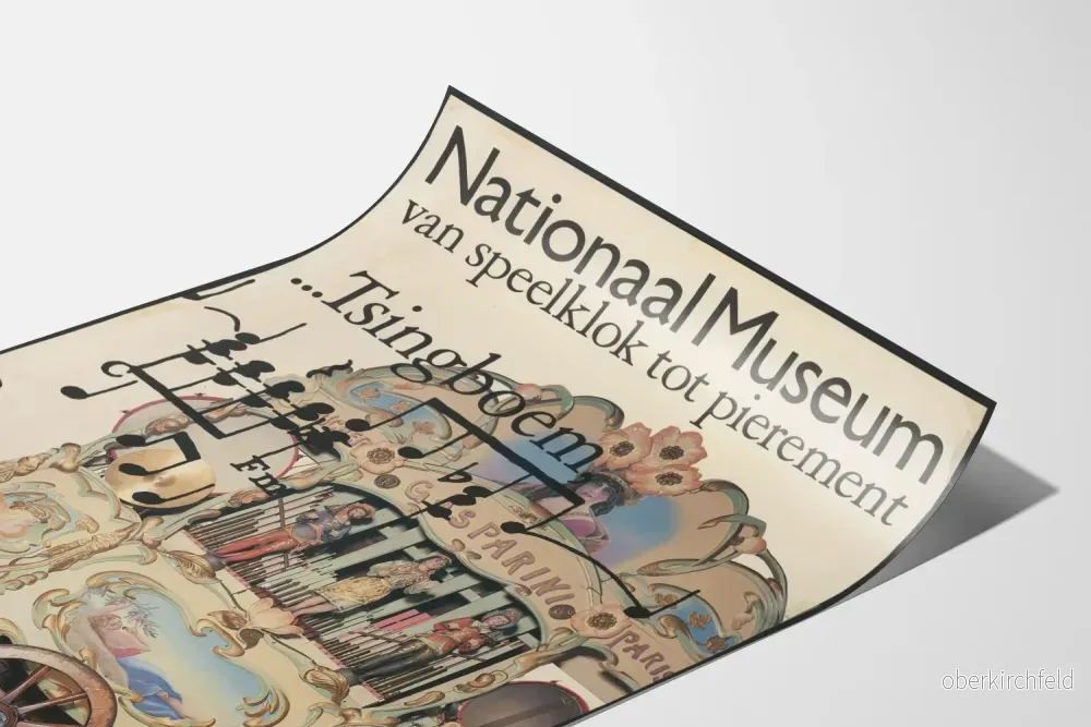 Dekorativ poster för Nationalmuseet för musikur - Bild 3