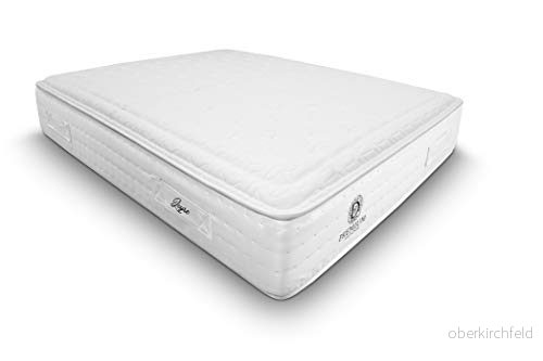 Duérmete Online Premium Leyre Pocket Springs Madrass + Visco Fasthet och anpassningsförmåga Höjd 30cm Thermoclima Tyg, Memory Skum, Vit, 90 x 200 8445355007069