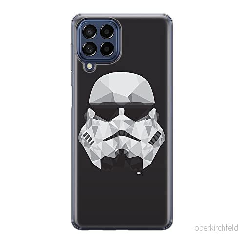 ERT GROUP mobiltelefonfodral för Samsung M33 5G originalt och officiellt licensierat Star Wars mönster Stormtrooper 008 optimalt anpassad till formen på mobiltelefonen, fodral tillverkad av TPU plast 5905511351038